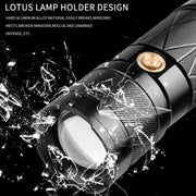 Mini Outdoor Long-Range Strong Light LED Flashlight, Specification: White Laser