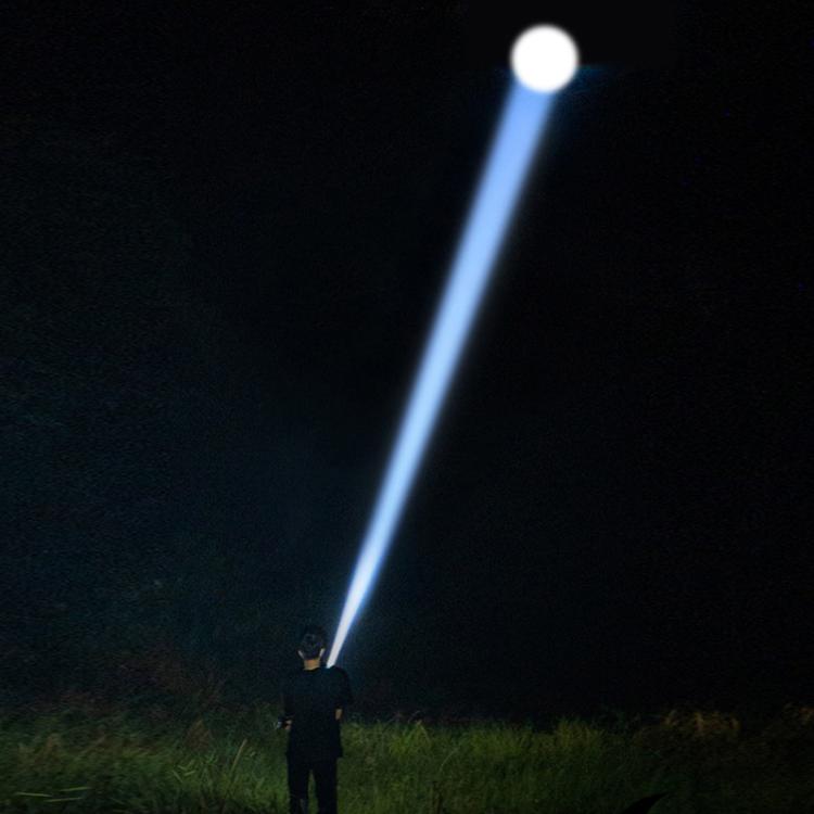 Mini Outdoor Long-Range Strong Light LED Flashlight, Specification: White Laser