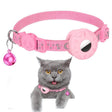 For AirTag Tracker Silicone Case Reflective Stars And Moon Cats Dogs Pet Collar With Bell(Pink) - Pet Series by PMC TechLife | Online Shopping South Africa | PMC TechLife | Buy Now Pay Later Mobicred