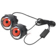 3-Inch Car Motorcycle LED Demon Eye Light Modification(23 Mode With Lens For Two) - Decorative Lights by PMc TechLife | Online Shopping South Africa | PMc TechLife | Buy Now Pay Later Mobicred