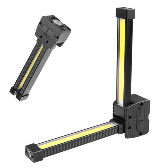 Double-Sided COB 90-Degree Folding Work Light Magnet With Hook Maintenance Light(FT32)
