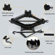 0.8ton Car Labor Saving Hand Cranked Lever Stand Scissor Jacks