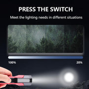Magnet-Hook COB Rotating Strong Light Emergency Work Light(Red)