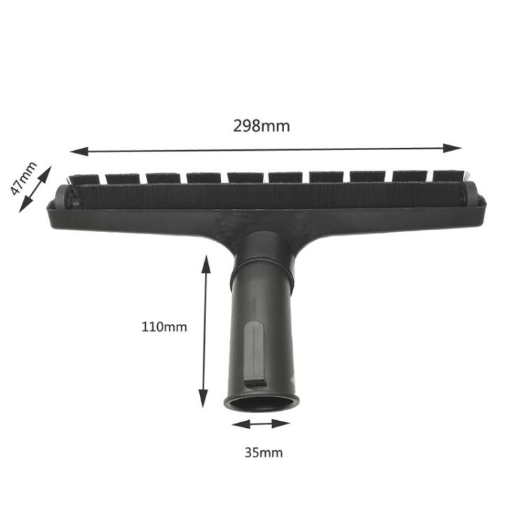 For Karcher NT18 / NT20 / NT30 Vacuum Cleaner Floor Cleaning Brush, Style: Black Brush