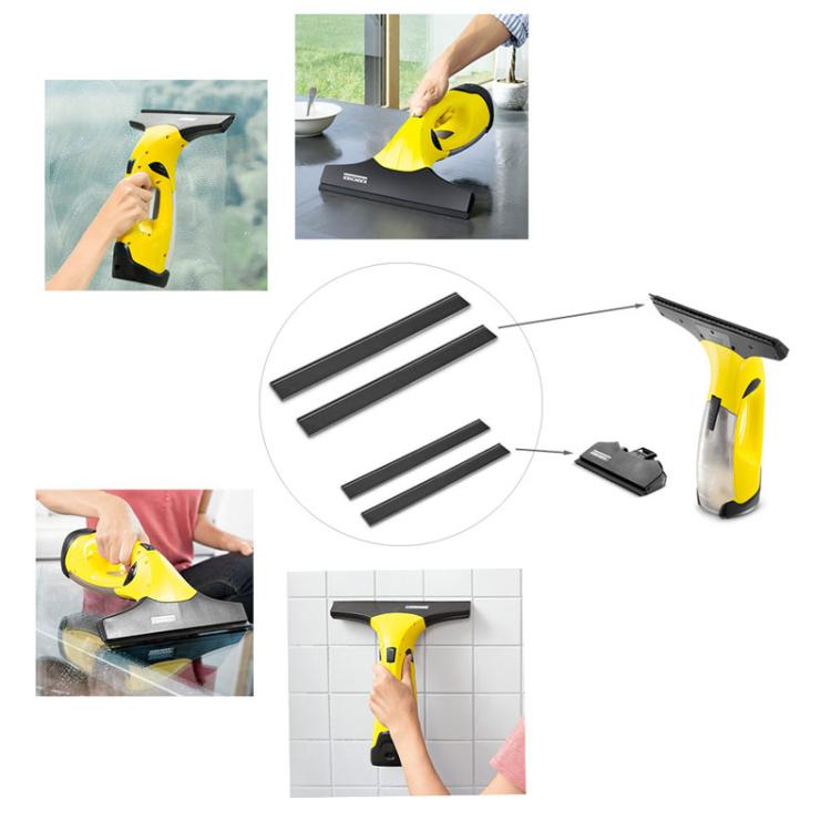 280mm 1pair For Karcher Window Cleaner Rubber Scraper Accessories