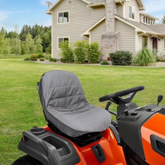 50x35x40cm Tractor Lawn Mower Oxford Cloth Seat Cover(Gray)