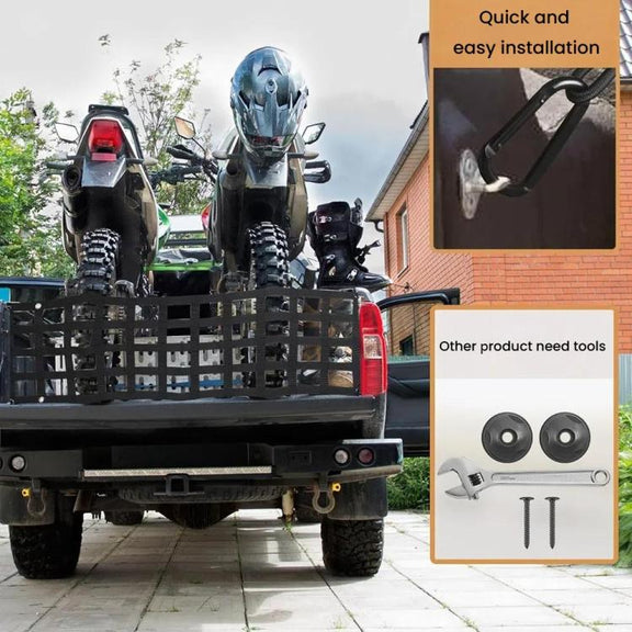 60x18 inch Heavy-Duty Pickup Truck Tailgate Cargo Net