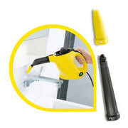 For Karcher Steam Cleaner Reusable Extension Nozzle(Black Yellow)