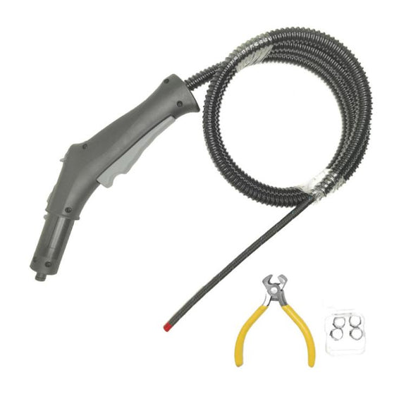 7pcs / Set For Karcher SC4 / SC2 / SC3 / CTK10 / STK20 Steam Cleaner Switch Control Handle Hose(Gray)