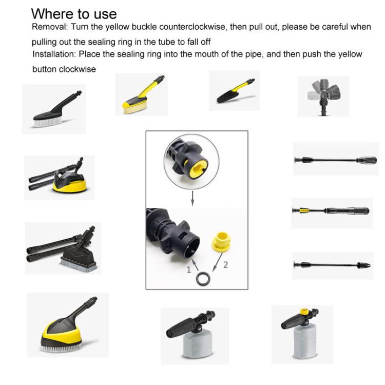 16pcs / Set For Karcher K2 / K3 / K4 / K5 / K6 / K7 High Pressure Washer O-Shape Sealing Ring