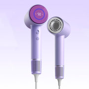 D3 110000 High Speed Smart Constant Temperature Negative Ion Hair Dryer, Color: EU Plug Purple