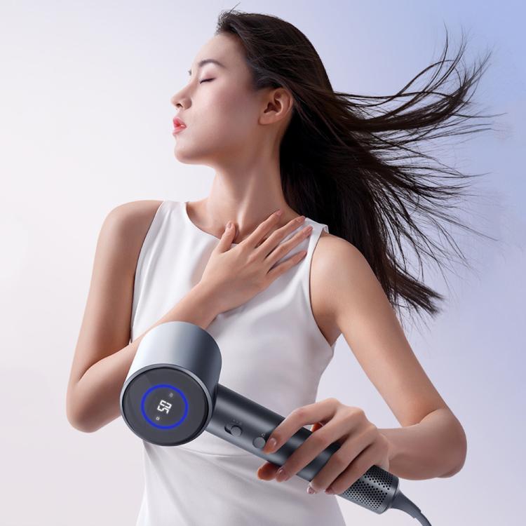 D3 110000 High Speed Smart Constant Temperature Negative Ion Hair Dryer, Color: EU Plug Purple