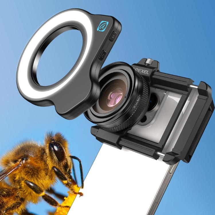 APEXEL 10-20x Zoom Macro Lens With 45-Mode Fill Light Kit for Smartphones