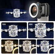 APEXEL 10-20x Zoom Macro Lens With 45-Mode Fill Light Kit for Smartphones