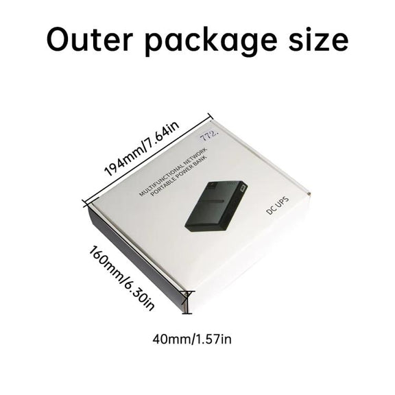 Uninterruptible Power Supply with DC Output 5V/9V/12V for Router, Modem, Security Camera, Mobile Phone US Plug