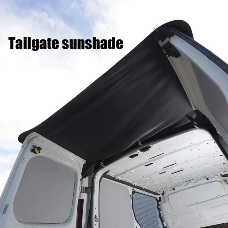176 x 114cm Thickened Water-resistant Sunshade Oxford Cloth RV Tailgate Sunshade Cover For Ford Transit Custom