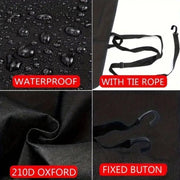176 x 114cm Thickened Water-resistant Sunshade Oxford Cloth RV Tailgate Sunshade Cover For Ford Transit Custom