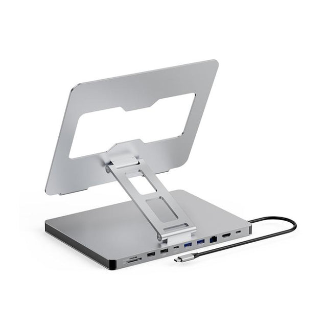 Blueendless 4K/60Hz Multifunctional Docking Station Tablet Holder, Spec: 10-in-1 Ethernet Port