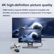 Blueendless 4K/60Hz Multifunctional Docking Station Tablet Holder, Spec: 10-in-1
