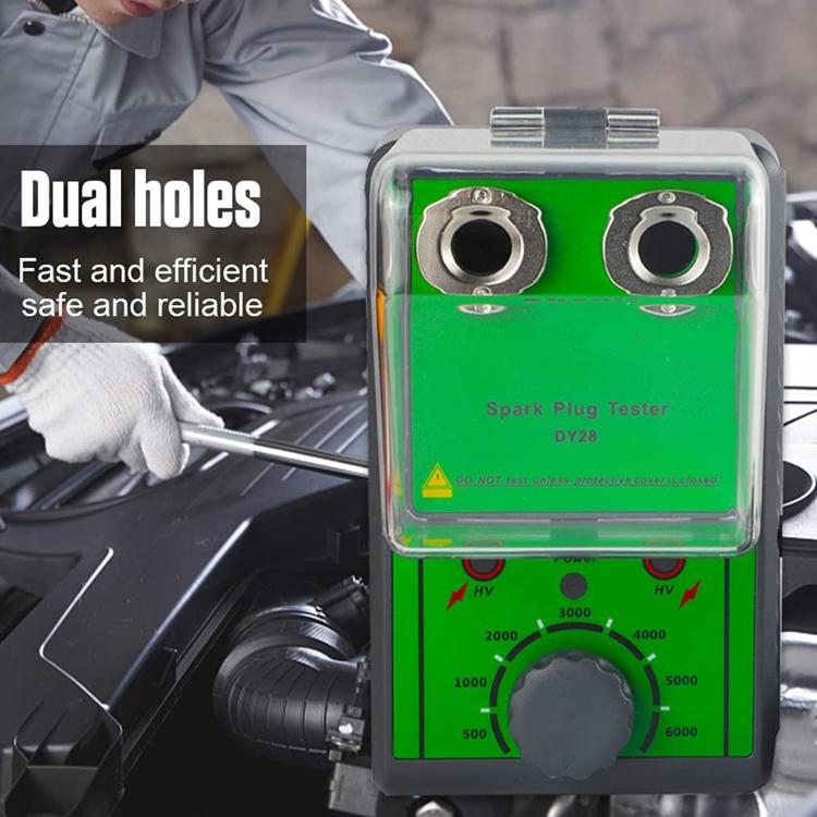 DUOYI Automobile Dual-hole Spark Plug Diagnostic Tester(EU Plug)