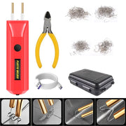 Lithium Plastic Welding Machine Rechargeable Cordless Car Bumper Plastic Repair Welder Parts Repair Tool, Spec: Red Plastic Boxed