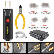 Lithium Plastic Welding Machine Rechargeable Cordless Car Bumper Plastic Repair Welder Parts Repair Tool, Spec: Red Plastic Boxed