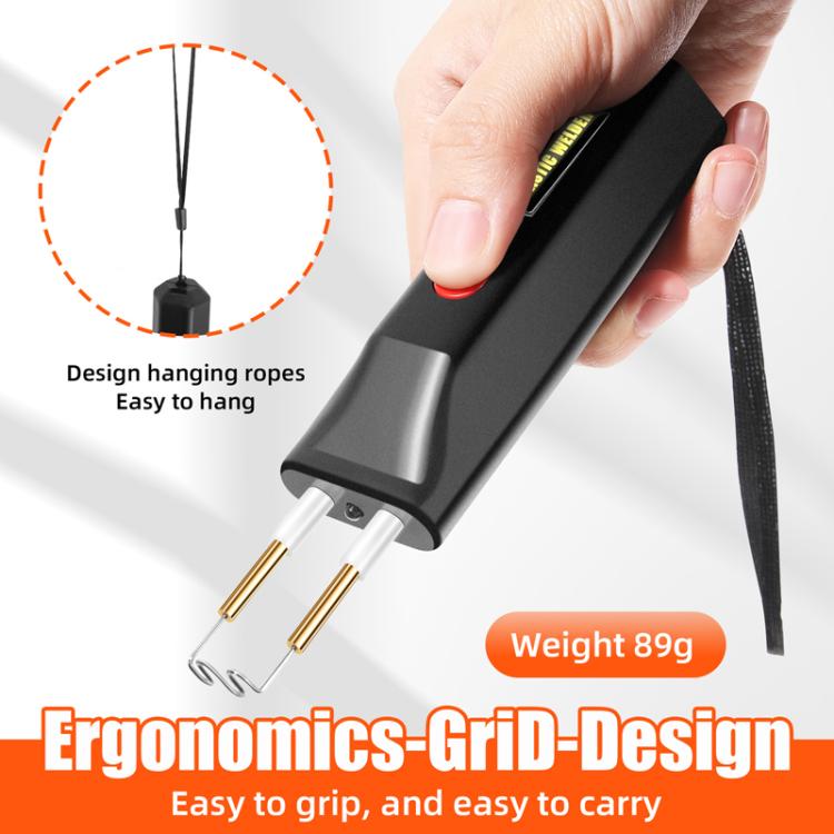 Lithium Plastic Welding Machine Rechargeable Cordless Car Bumper Plastic Repair Welder Parts Repair Tool, Spec: Red Plastic Boxed