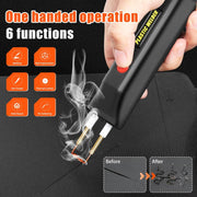 Lithium Plastic Welding Machine Rechargeable Cordless Car Bumper Plastic Repair Welder Parts Repair Tool, Spec: Red Plastic Boxed
