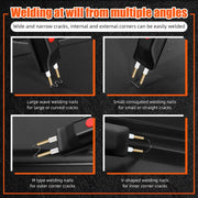 Lithium Plastic Welding Machine Rechargeable Cordless Car Bumper Plastic Repair Welder Parts Repair Tool, Spec: Black Plastic Boxed