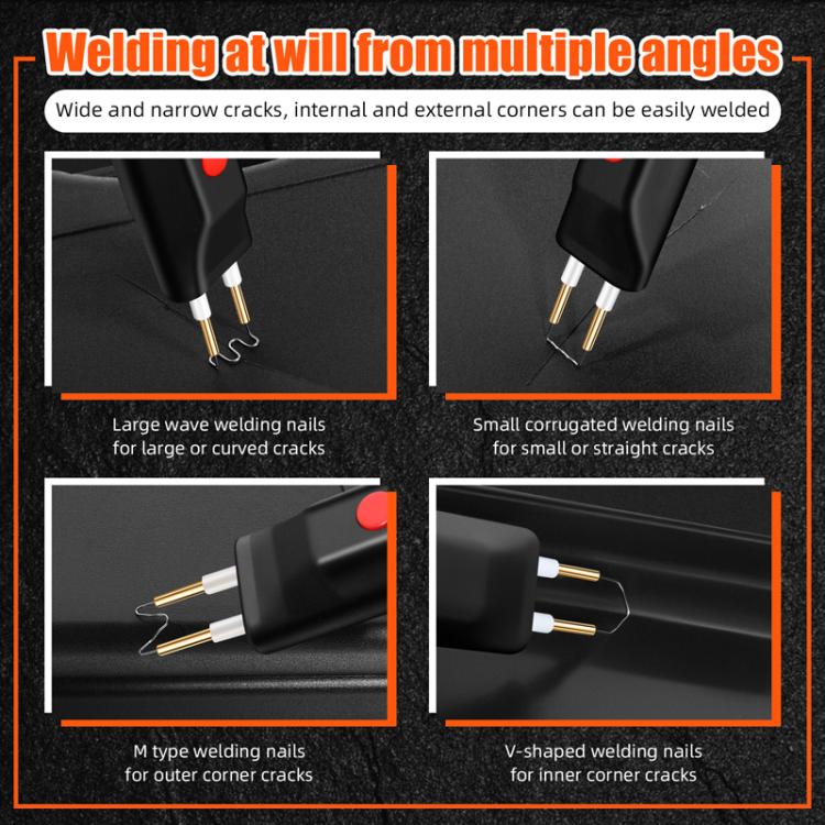Lithium Plastic Welding Machine Rechargeable Cordless Car Bumper Plastic Repair Welder Parts Repair Tool, Spec: Blue Plastic Boxed
