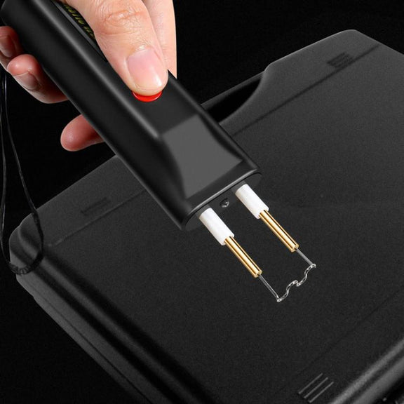 Lithium Plastic Welding Machine Rechargeable Cordless Car Bumper Plastic Repair Welder Parts Repair Tool, Spec: Red Plastic Boxed