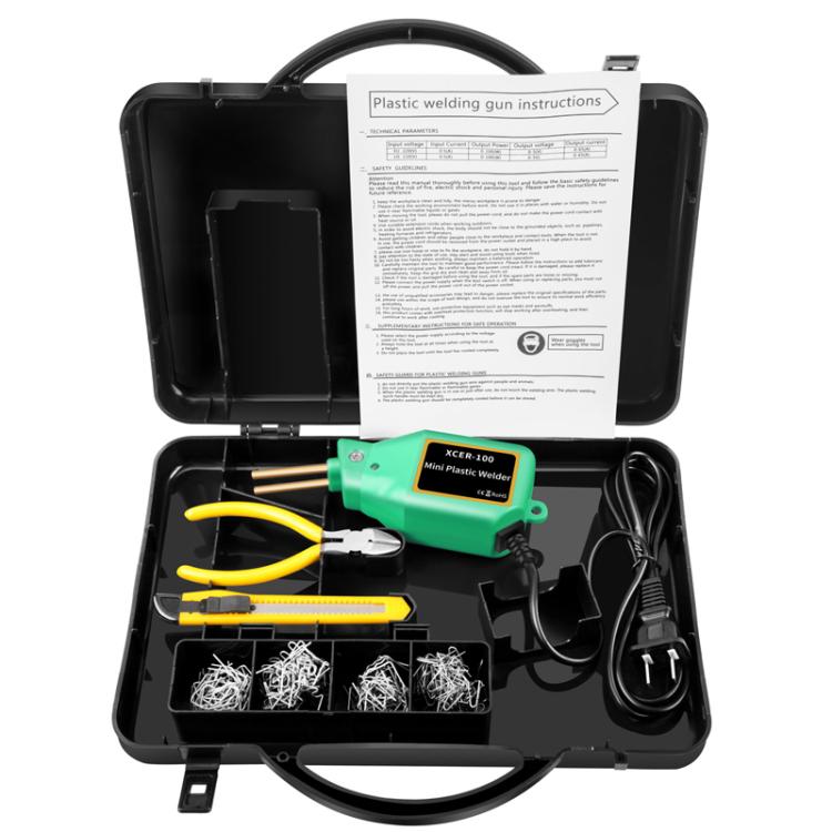 Car Bumper Welding Plastic Welding Tools Welding Wire Patch Nail Hot Stapler Repair Welder, Plug: EU Plug
