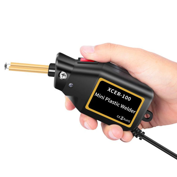 Car Bumper Welding Plastic Welding Tools Welding Wire Patch Nail Hot Stapler Repair Welder, Plug: AU Plug