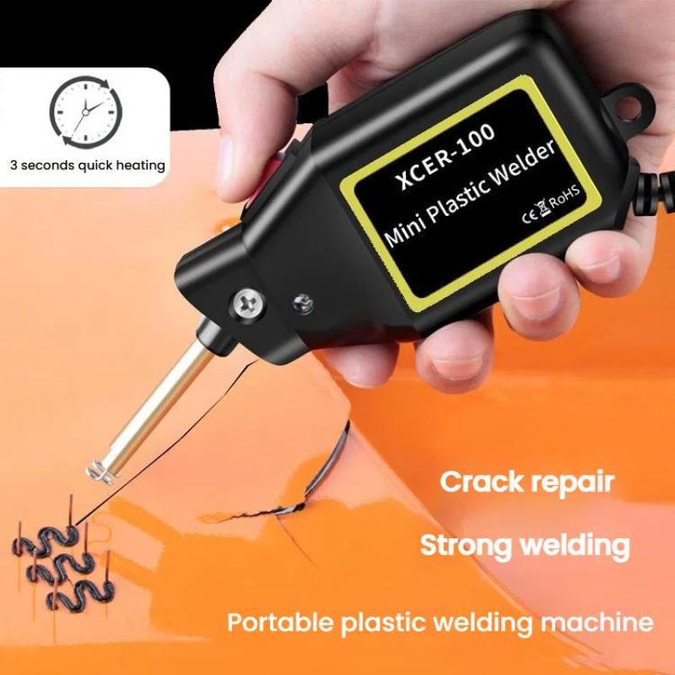 Car Bumper Welding Plastic Welding Tools Welding Wire Patch Nail Hot Stapler Repair Welder, Plug: US Plug