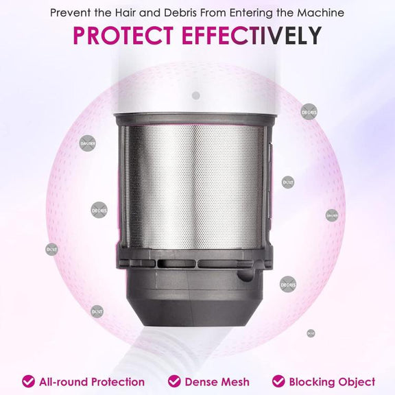 For Dyson Airwrap HS01 HS05 Hair Styler Inner Filter Repair Parts, Spec: Inner Filter+Clean Brush