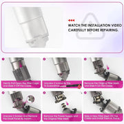 For Dyson Airwrap HS01 HS05 Hair Styler Inner Filter Repair Parts, Spec: Inner Filter+Clean Brush