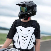 SULAITE Motocross Armor Vest Motorcycle Rider Chest Protection Equipment Racing Anti-Fall Armor Protector, Size: Uniform(Black)