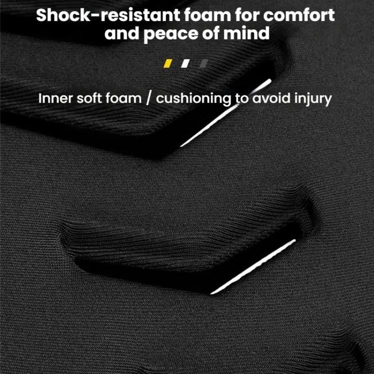SULAITE Motocross Armor Vest Motorcycle Rider Chest Protection Equipment Racing Anti-Fall Armor Protector, Size: Uniform(Black)