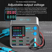 MaAnt DianBa No.1 Pro Multi-port Charger 9-ports With Digital Display Power Wireless Charger EU Plug