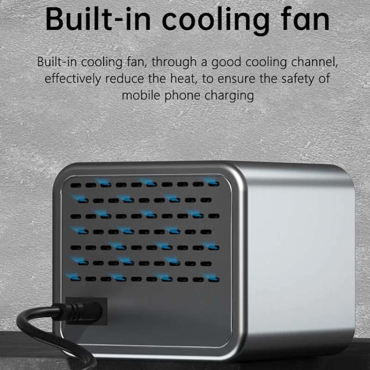 MaAnt DianBa No.1 Pro Multi-port Charger 9-ports With Digital Display Power Wireless Charger EU Plug