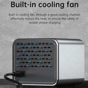 MaAnt DianBa No.1 Pro Multi-port Charger 9-ports With Digital Display Power Wireless Charger EU Plug