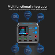 MaAnt DianBa No.1 Pro Multi-port Charger 9-ports With Digital Display Power Wireless Charger EU Plug