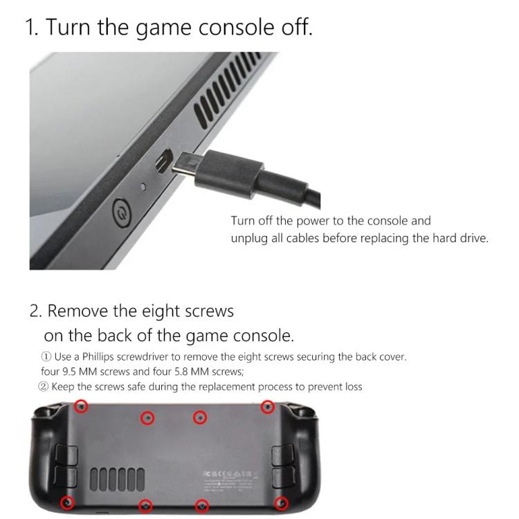 For Steam Deck Game Console SSD Copper Heat Sink M.2 2230 NVMe Radiator Pad, Spec: Set A