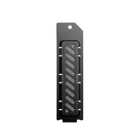 For PS5 Slim / PS5 Pro M.2 SSD Heatsink Dust Cover Expansion Slot Radiator(Black)