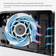 For PS5 Slim / PS5 Pro M.2 SSD Heatsink Dust Cover Expansion Slot Radiator(Green)