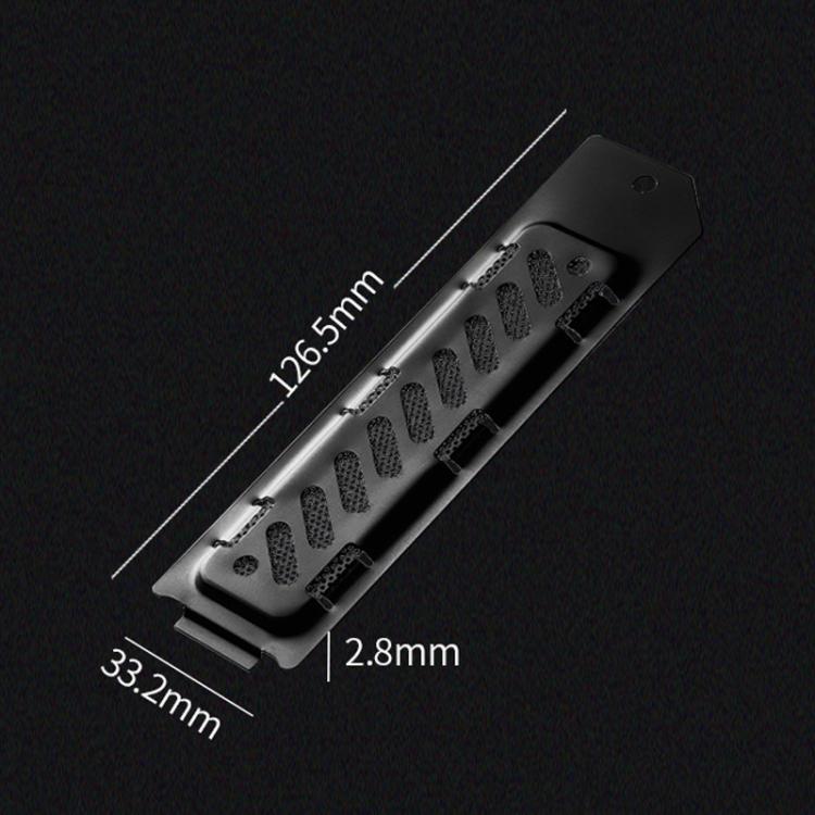 For PS5 Slim / PS5 Pro M.2 SSD Heatsink Dust Cover Expansion Slot Radiator(Green)
