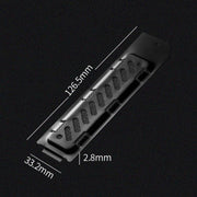 For PS5 Slim / PS5 Pro M.2 SSD Heatsink Dust Cover Expansion Slot Radiator(Silver)