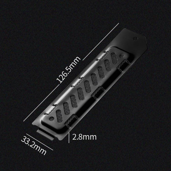 For PS5 Slim / PS5 Pro M.2 SSD Heatsink Dust Cover Expansion Slot Radiator(Silver)