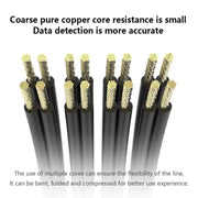 For Apple 7-16 Series Cell Phones MaAnt M064 1M 8 In 1 Power On Cable Flex Testing Line