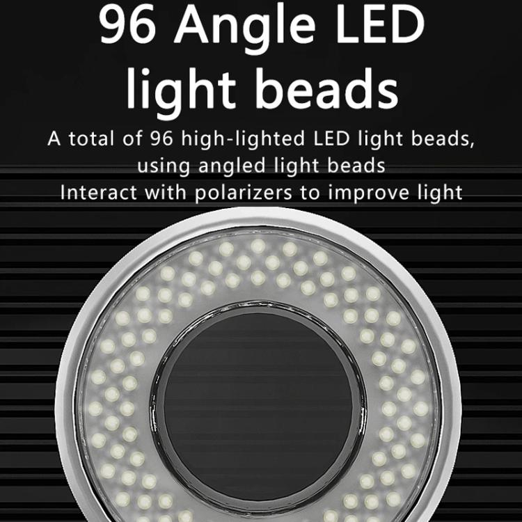 MaAnt MY-038 Cell Phone Repair Microscope Ring Polarized LED Light Source Lamps 96 Beads Anti-Glare Fill Lights